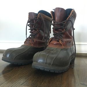 Vintage L.L Bean Winter Snow Boots with wool liner